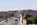 Iconic view looking westwards along the historic Arlington Memorial Bridge towards Memorial Drive, Arlington National Cemetery & Arlington House, Washington DC