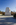 Late fall scene from the Martin Luther King, Jr. Memorial featuring a side-on view of the carved stone statue of Dr. King emerging from the Stone of Hope, centrepiece of the African-American memorial, Tidal Basin, Washington DC