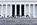Unique view of the Abraham lincoln Memorial from America's Front Yard featuring the middle of the day tourist crowds around the presidential monument in Washington DC