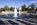 A late autumnal scene from the World War II Memorial plaza, featuring the Rainbow Pool and Atlantic Pavilion, Washington DC