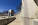 A National World War II Memorial scene, featuring the Atlantic Pavilion and vertical granite pillars, National Mall, Washington DC