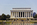One of the views of Washington DC, taking in the Abraham Lincoln Memorial and tourist crowds on the ceremonial-like Lincoln Steps, District of Columbia
