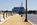 Historical viewpoint of America, taking in the western edifice of the Lincoln Memorial from Arlington Memorial Bridge, the gateway into Washington DC