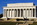 View of the Abraham Lincoln Memorial including the ceremonial approach or Lincoln Steps leading up towards the presidential monument, Washington DC