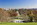 One of the views of Arlington National Cemetery overlooking the Kennedy gravesite and central Washington DC, including Memorial Bridge, the Lincoln Memorial and Washington Monument