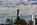 Autumn scene from Liberty State Park featuring the Liberation Monument on Black Tom Island including the One World Trade Center skyscraper dominating the Lower Manhattan skyline in the background, New Jersey