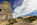 Remains of the Grade II Listed Parys Mountain Windmill atop Parys Mountain, opencast copper mine, Amlwch, Anglesey, North Wales