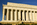 Partial presidential temple scene featuring the east facade of the Abraham Lincoln Memorial, National Mall, Washington DC
