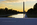 Early morning late fall view into the ceremonial front yard of America, featuring the Reflecting Pool, Elm Walk and the Washington Monument, National Mall, District of Columbia