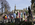 Parliament Square scene from Great George Street featuring the statues of David Lloyd George, Jan Smuts & Viscount Palmerston including European flags on Victory in Europe Day, Westminster, London, England