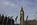 Westminster scene at dusk during Victory in Europe Day featuring European Flags and Elizabeth Tower, Parliament Square, London, England