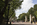 Constitution Hill scene featuring a view along the tree-lined avenue towards the Grade I Listed Wellington Arch, Royal London, England