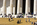 Lincoln Steps scene featuring the upper and lower steps, Doric colonnaded facade and peak time tourist crowds, Washington DC