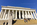 Greek Doric temple scene featuring the ceremonial Lincoln Steps and the Doric colonnaded east edifice of the Abraham Lincoln Memorial, Washington DC