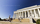 One of the views of the Abraham Lincoln Memorial featuring the ceremonial Lincoln Steps, Doric colonnaded eastern exterior and peak hour tourism crowds, National Mall, Washington DC