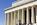 Abraham Lincoln Memorial scene featuring the upper plaza, upper steps, Doric columns, frieze and upper frieze, National Mall, Washington DC
