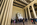 One of the sights of Washington DC, featuring a scene from the central hall of the Abraham Lincoln Memorial, including the marble Lincoln Statue and tourism crowds, District of Columbia