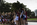 Pennsylvania Avenue NW scene featuring the national finalists of the Miss America 2015 Pageant in an unofficial photoshoot outside the north gates of the White House, Washington DC