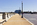 Early spring view from Arlington Memorial Bridge looking east towards the ceremonial gateway into the capital including the Abraham Lincoln Memorial, Washington DC