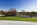 Late fall scene from the JFK Gravesite Plaza in Arlington National Cemetery featuring Memorial Drive, Memorial Bridge and the Lincoln Memorial in the distance, military cemetery, Virginia