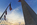Dayset image of America's national monument encircled by some of the fifty American flagpoles, The Mall, District of Columbia