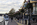 Georgetown Waterfront Park boardwalk scene featuring Washington Harbour and it's complex set of buildings in the Postmodern architectural style, Washington DC