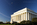 Stunning early morning view from the Lincoln Memorial plaza featuring a view of the east edifice of the presidential temple gleaming in the strong sunshine, National Mall, Washington DC