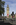 One of the views of Westminster featuring a street level scene from Broad Sanctuary on Victory in Europe Day with Parliament Square, European Flags & Big Ben all in view, London, England