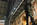 London St Pancras nightography featuring the bronze Meeting Place Statue by Paul Day located on the upper concourse of the railway station