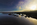 Daybreak scene from Red Wharf Bay featuring dramatic fog beginning to clear and hazy sunshine appearing, Area of Outstanding Natural Beauty, Isle of Anglesey, Gwynedd