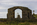 Unique view of Twr Mawr Lighthouse through the ruins of Llanddwyn Chapel, Llandwwyn Island, Newborough National Nature Reserve, Anglesey